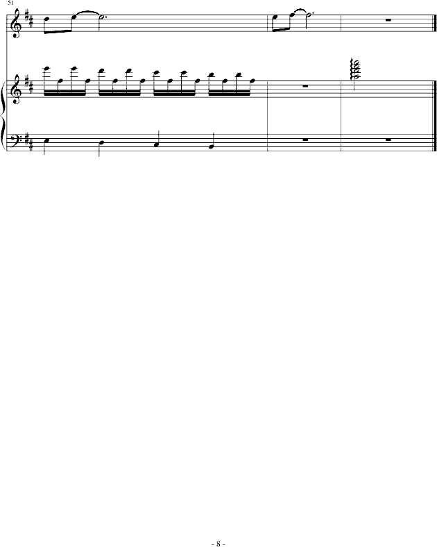 小情歌(钢琴谱)8