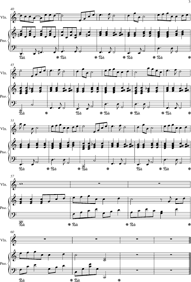蒲公英的约定(钢琴谱)3