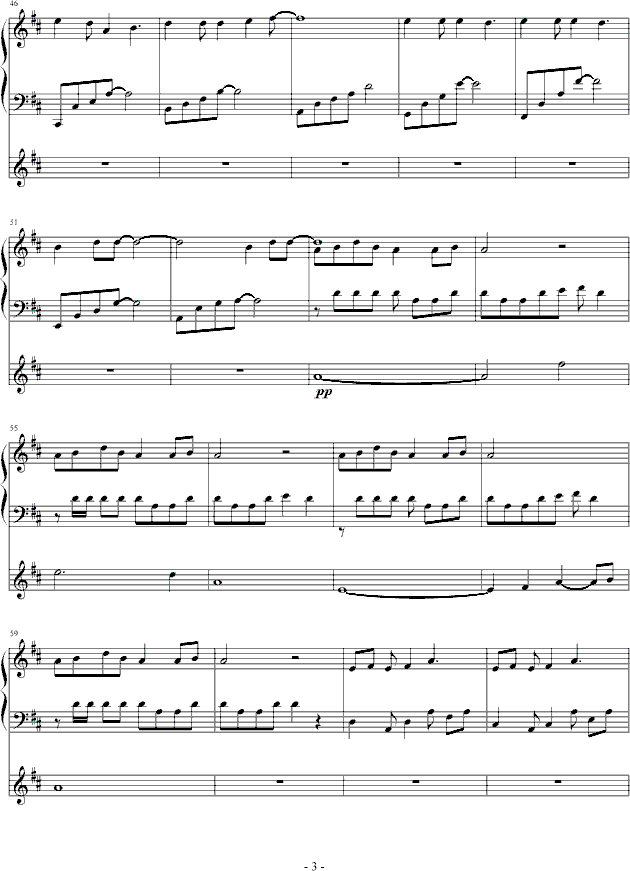 千里之外(钢琴谱)3