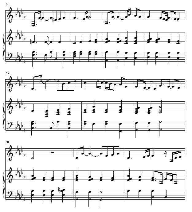 黑色幽默 伴奏(钢琴谱)7