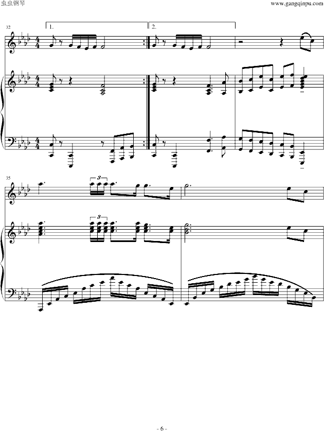 生命的星(钢琴谱)6