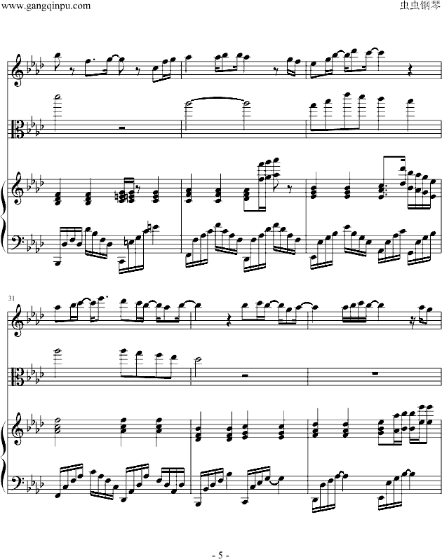 我们的爱(钢琴谱)5