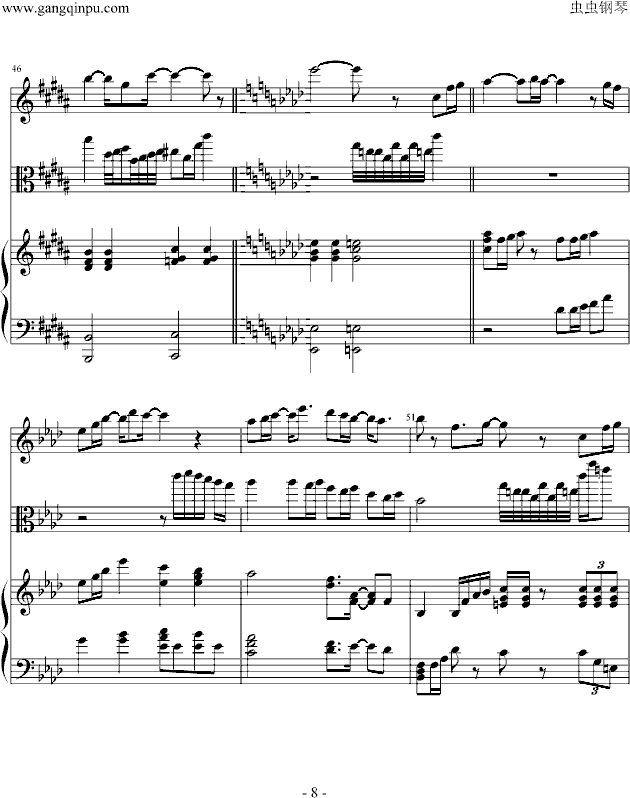 我们的爱(钢琴谱)8