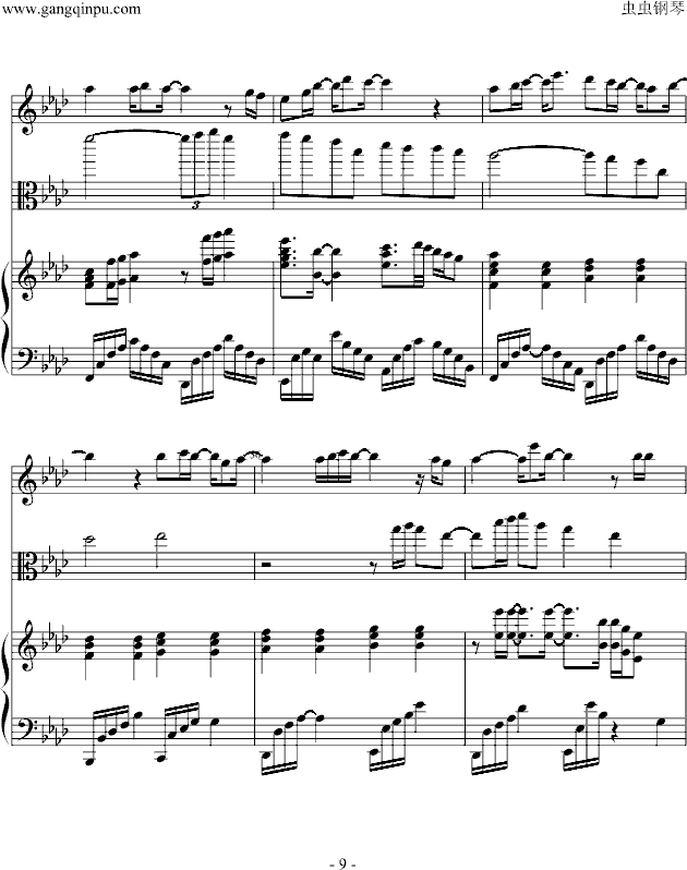 我们的爱(钢琴谱)9