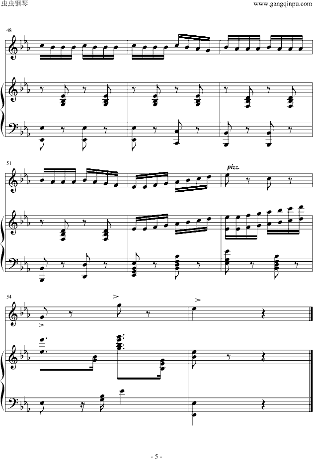 那不勒斯舞曲(钢琴谱)5