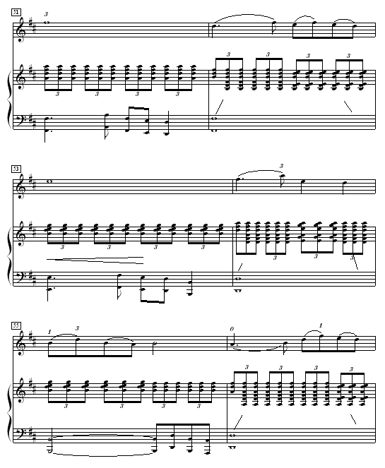 渔舟唱晚(钢琴谱)6