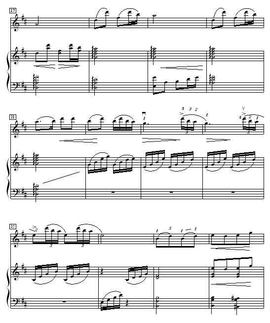 渔舟唱晚(钢琴谱)3