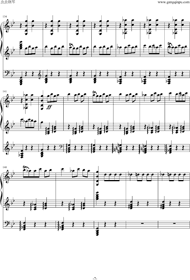 骷髅之舞(钢琴谱)7