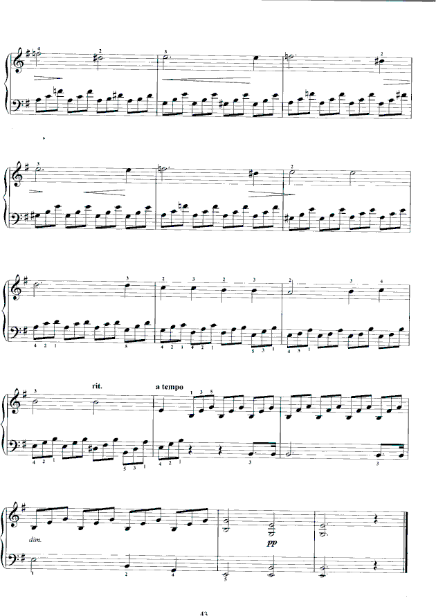 我也能弹贝多芬（简易改编）(钢琴谱)8