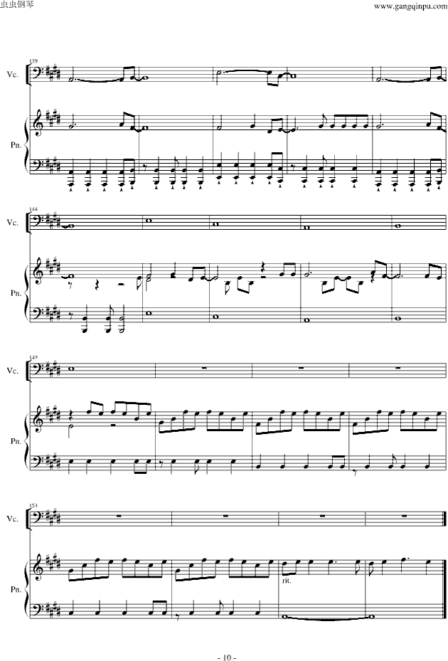 LOVE STORY MEETS VIVA LA VIDA(钢琴谱)10