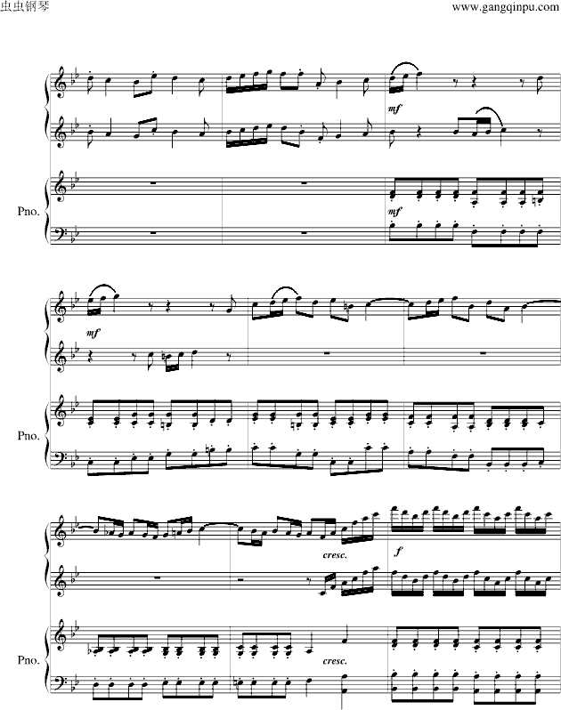 沙巴女王（四手联弹）(钢琴谱)9