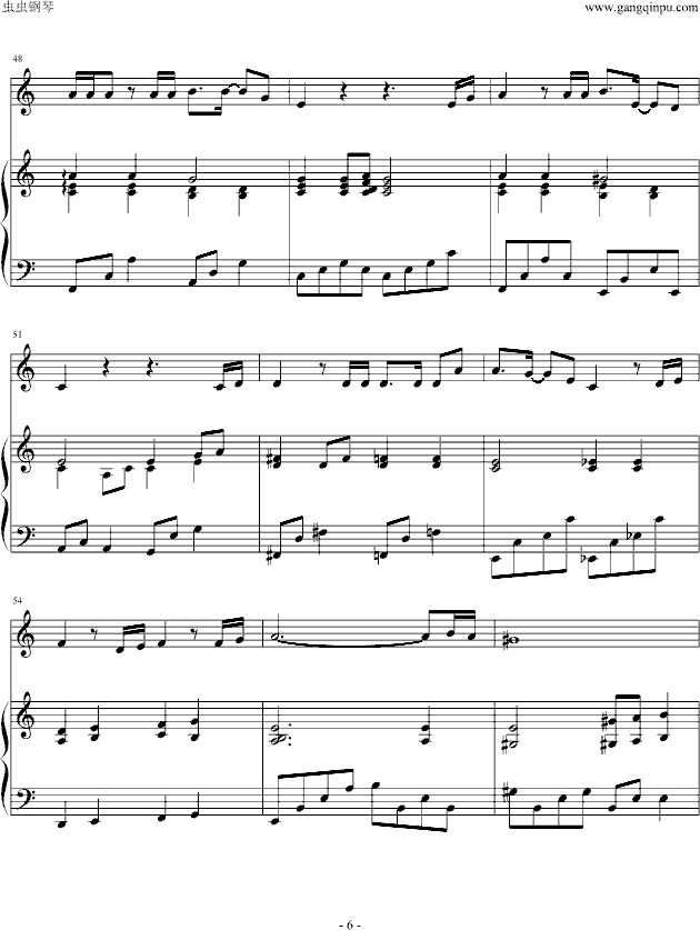 云之彼端—きみのこえ(钢琴谱)6