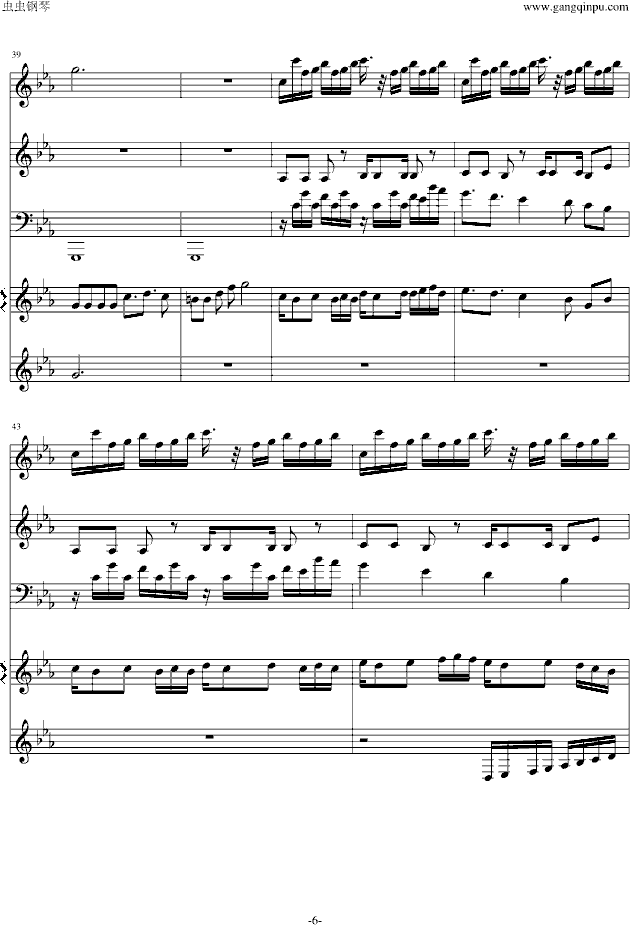 僵尸王博士的复仇(钢琴谱)6