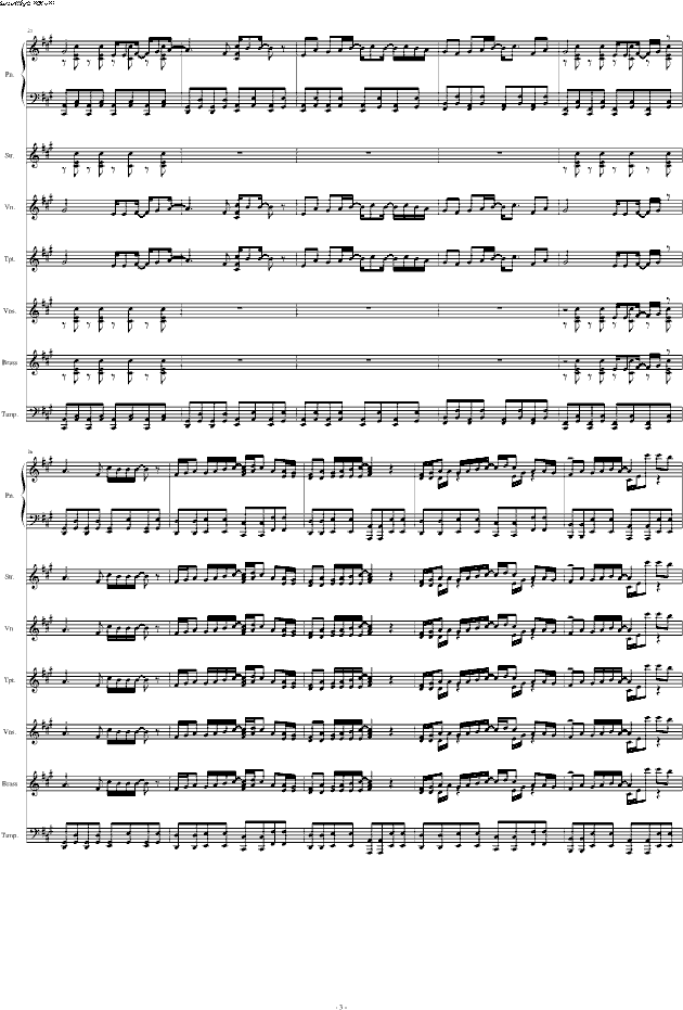 super driver交响版(钢琴谱)3