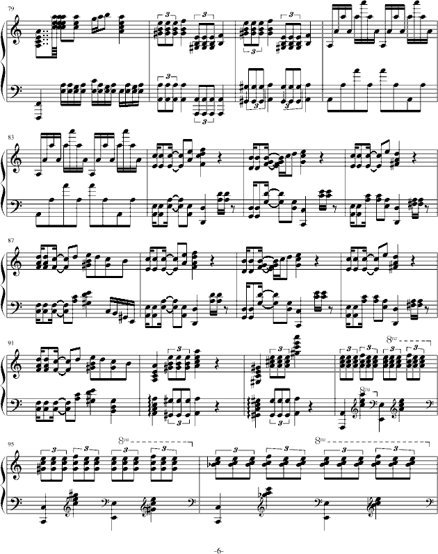 Struggle(钢琴谱)6