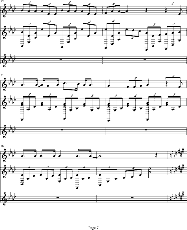 Teddy bear(钢琴谱)7