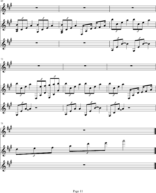 Teddy bear(钢琴谱)11