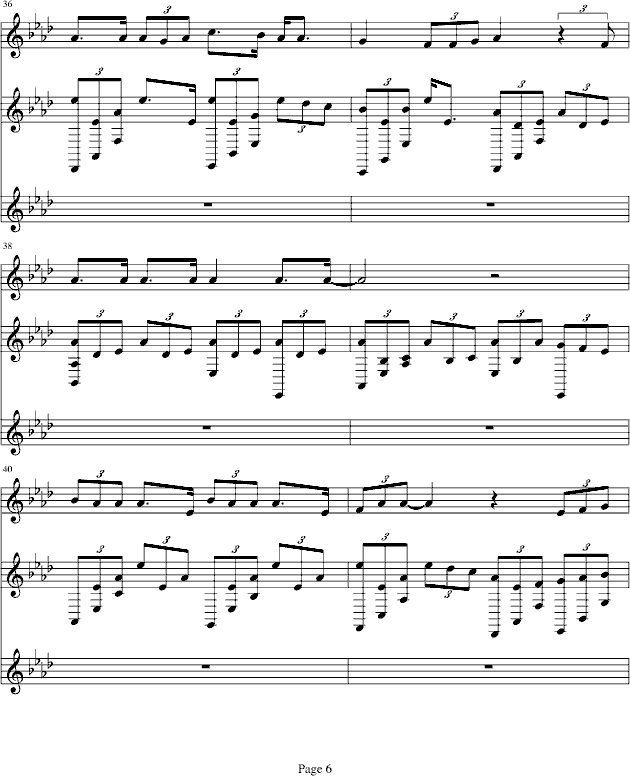 Teddy bear(钢琴谱)6