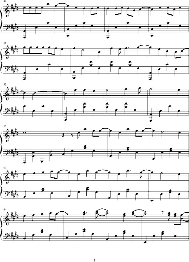 innocence(钢琴谱)3