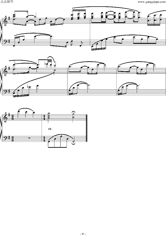 Beloved (心之所爱)(钢琴谱)6