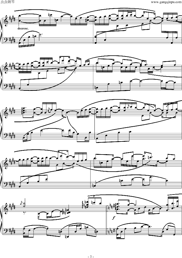 Beloved (心之所爱)(钢琴谱)3