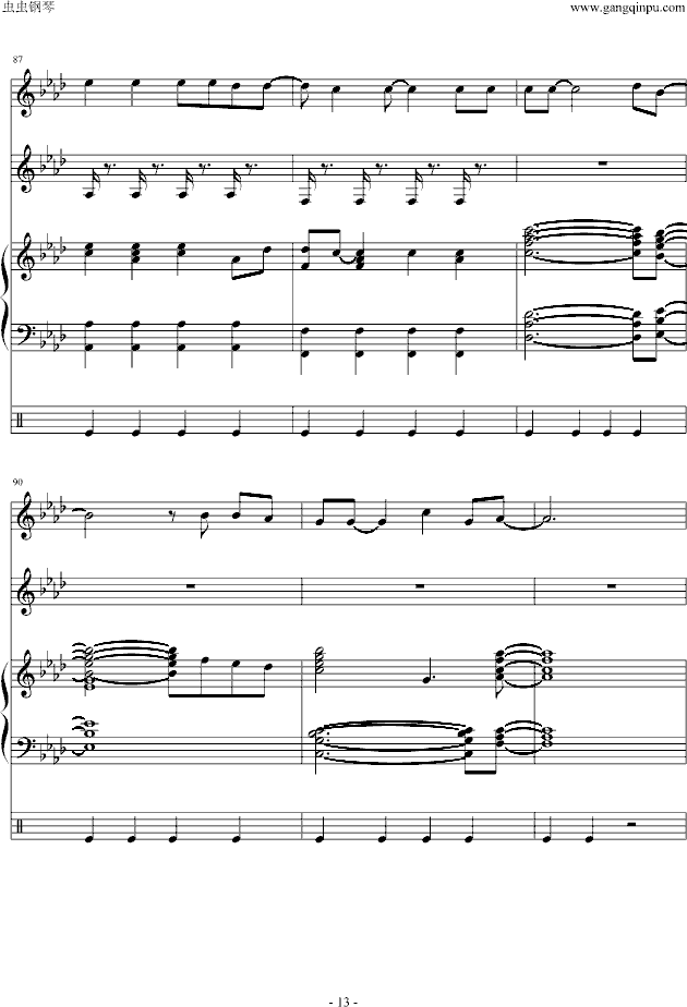 viva la vida(钢琴谱)13