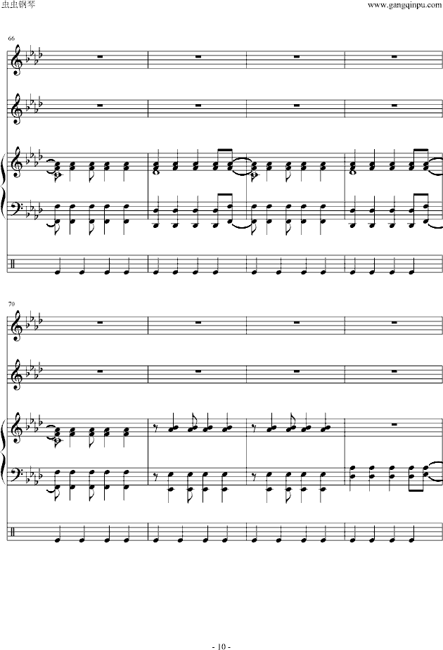 viva la vida(钢琴谱)10