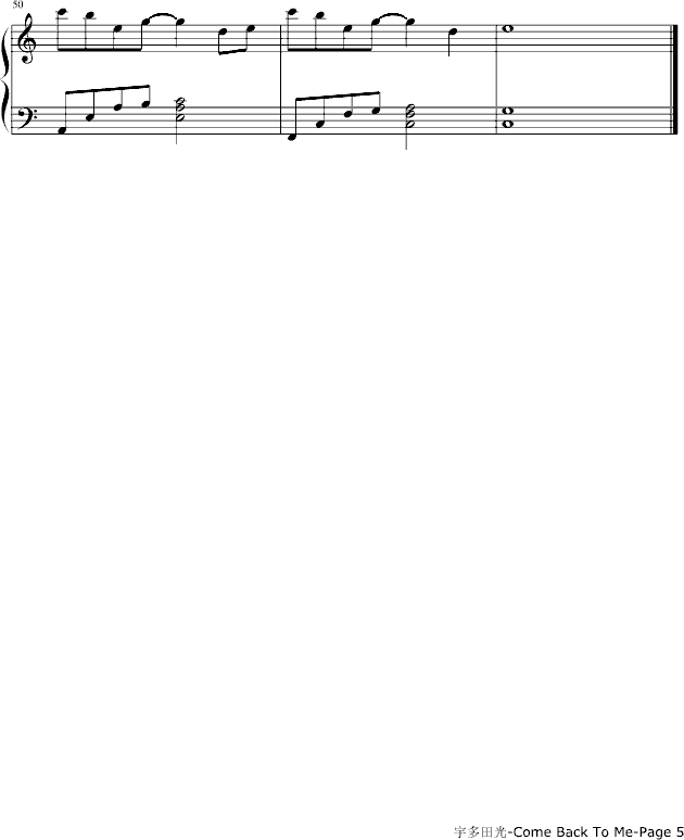come back to me(钢琴谱)5