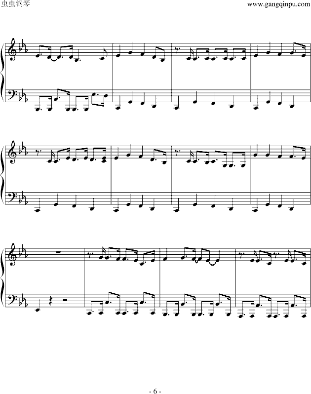 【韩国】Heartbreaker(钢琴谱)6