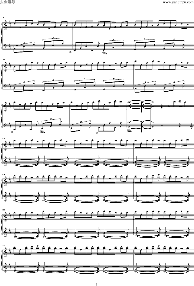 Nostalgia(钢琴谱)5