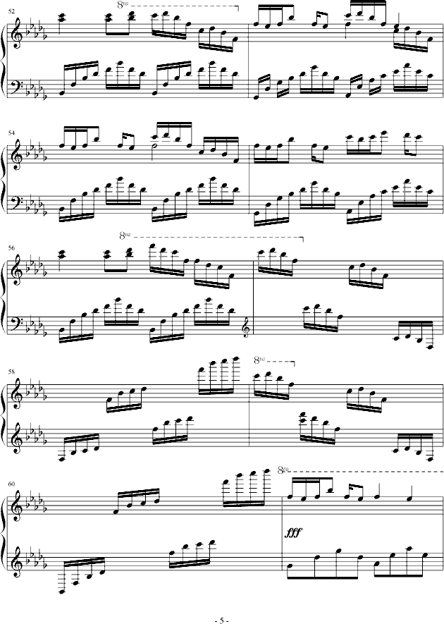 Luv Letter(钢琴谱)5