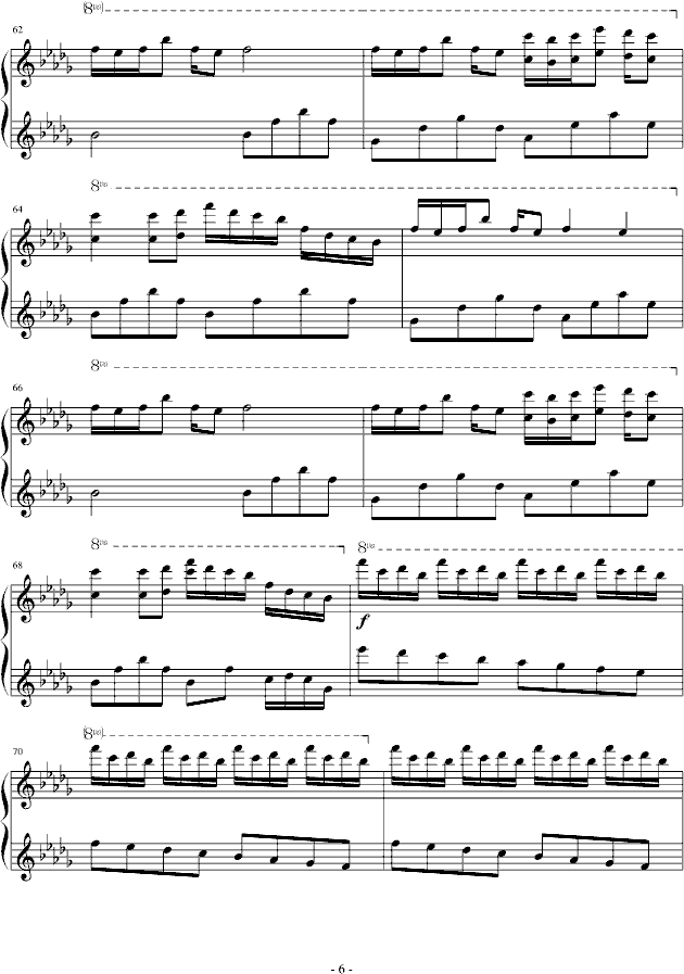 Luv Letter(钢琴谱)6