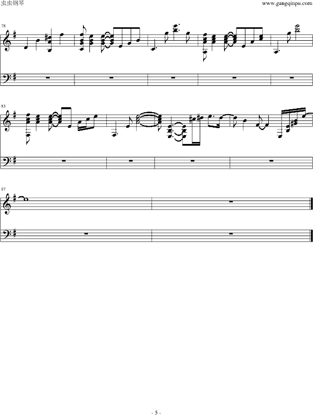 amethyst(伤感)(钢琴谱)5