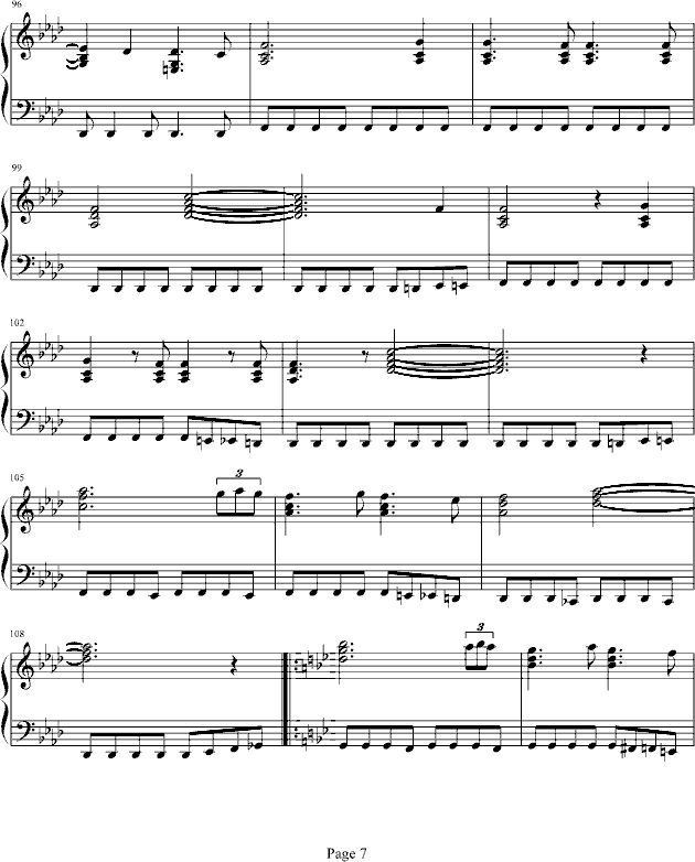 the phantom of the opera(钢琴谱)7