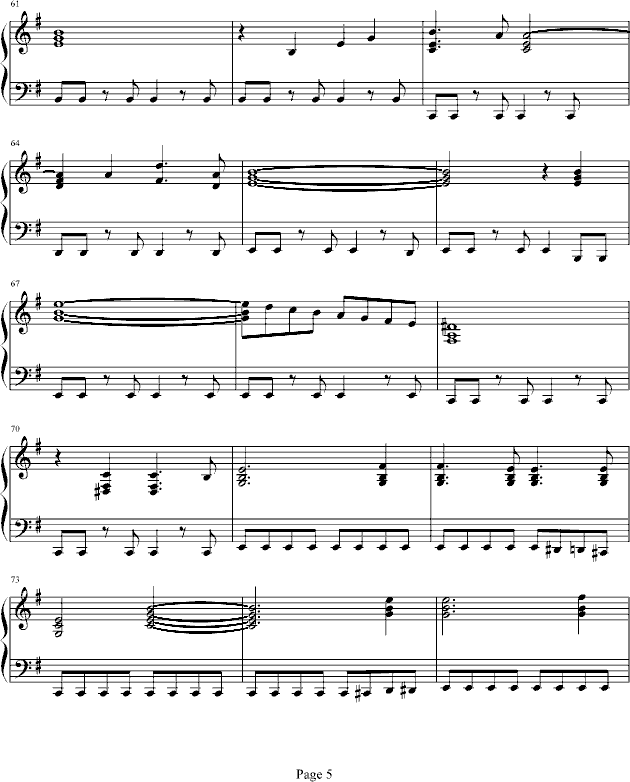 the phantom of the opera(钢琴谱)5