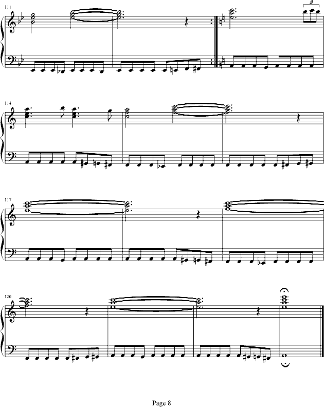 the phantom of the opera(钢琴谱)8