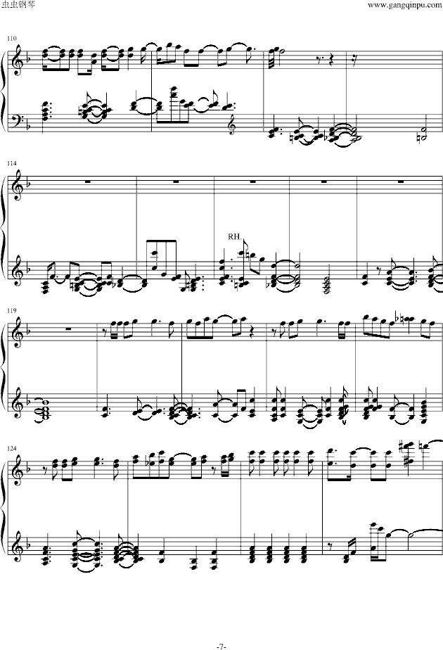 巡音 Just be friends (钢琴谱)7