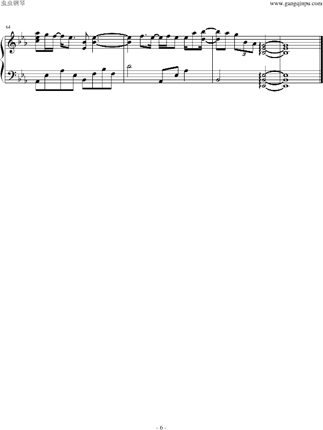 dear mom(钢琴谱)6