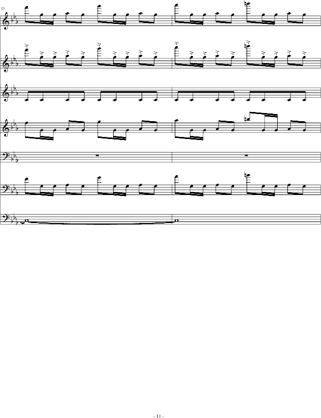 life and rock(钢琴谱)11