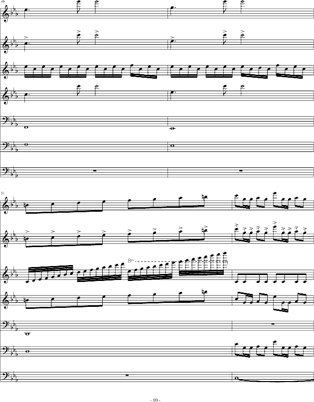 life and rock(钢琴谱)10