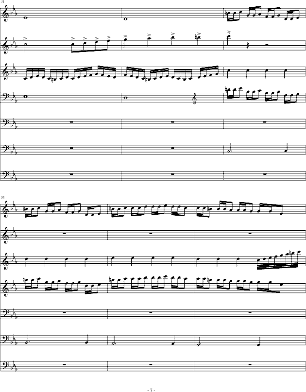 life and rock(钢琴谱)7