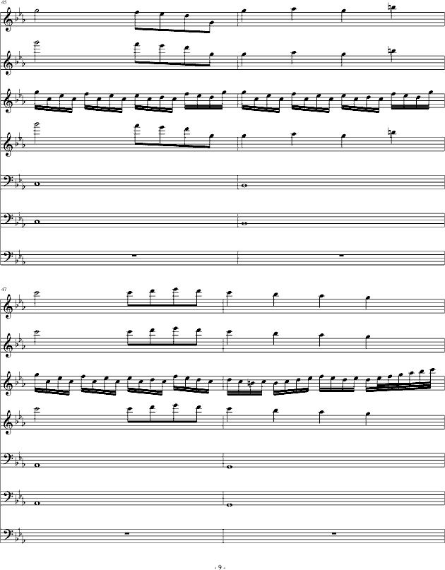 life and rock(钢琴谱)9