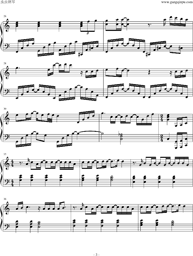 Star Star Star(钢琴谱)3