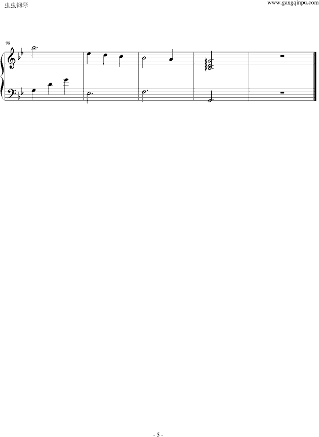 雏菊(钢琴谱)5