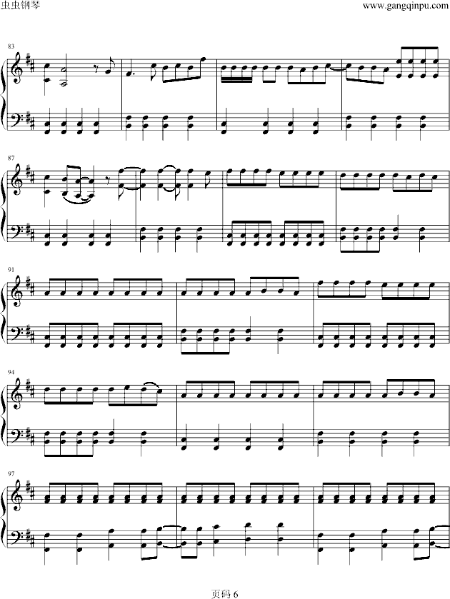 Sorry,Sorry(钢琴谱)6