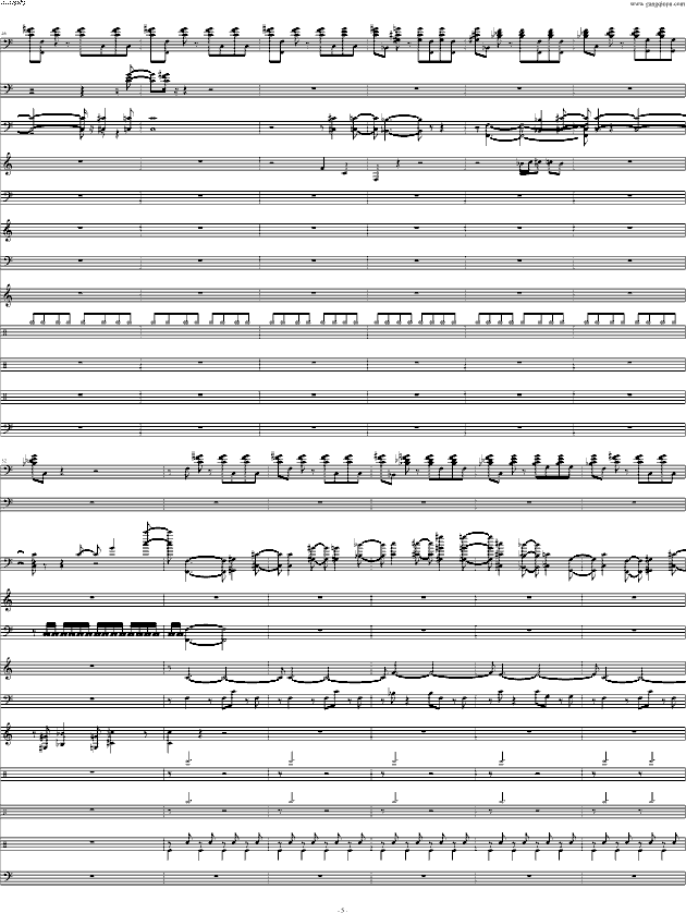 歌剧2（原版）(钢琴谱)5