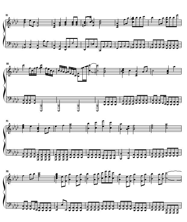 Asian Dream Song(钢琴谱)5