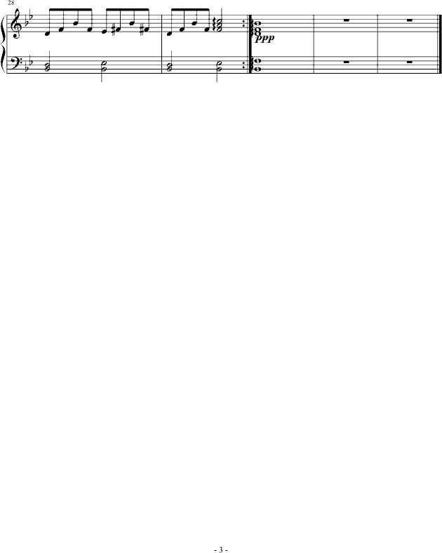 说谎（钢琴伴奏版）(钢琴谱)3