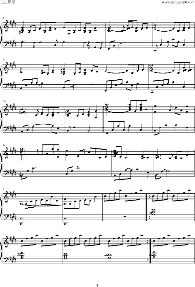 The rain (mother)(钢琴谱)3