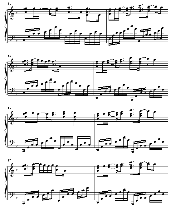 every heart(钢琴谱)6